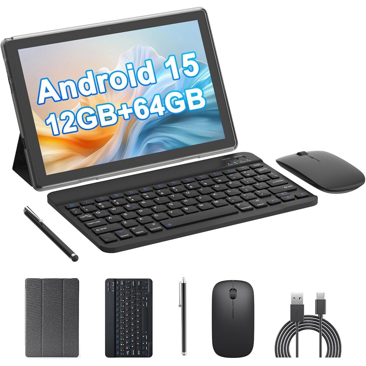 GENERICO - Tablet HOTTABLET CP20S 10 Android 15 12GB RAM 64GB