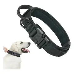DEFENSOR FOREVER - Collar Táctico, Para Perros Reforzado Ajustable Talla XL Medida de cuello entre 50 A 62 CM.