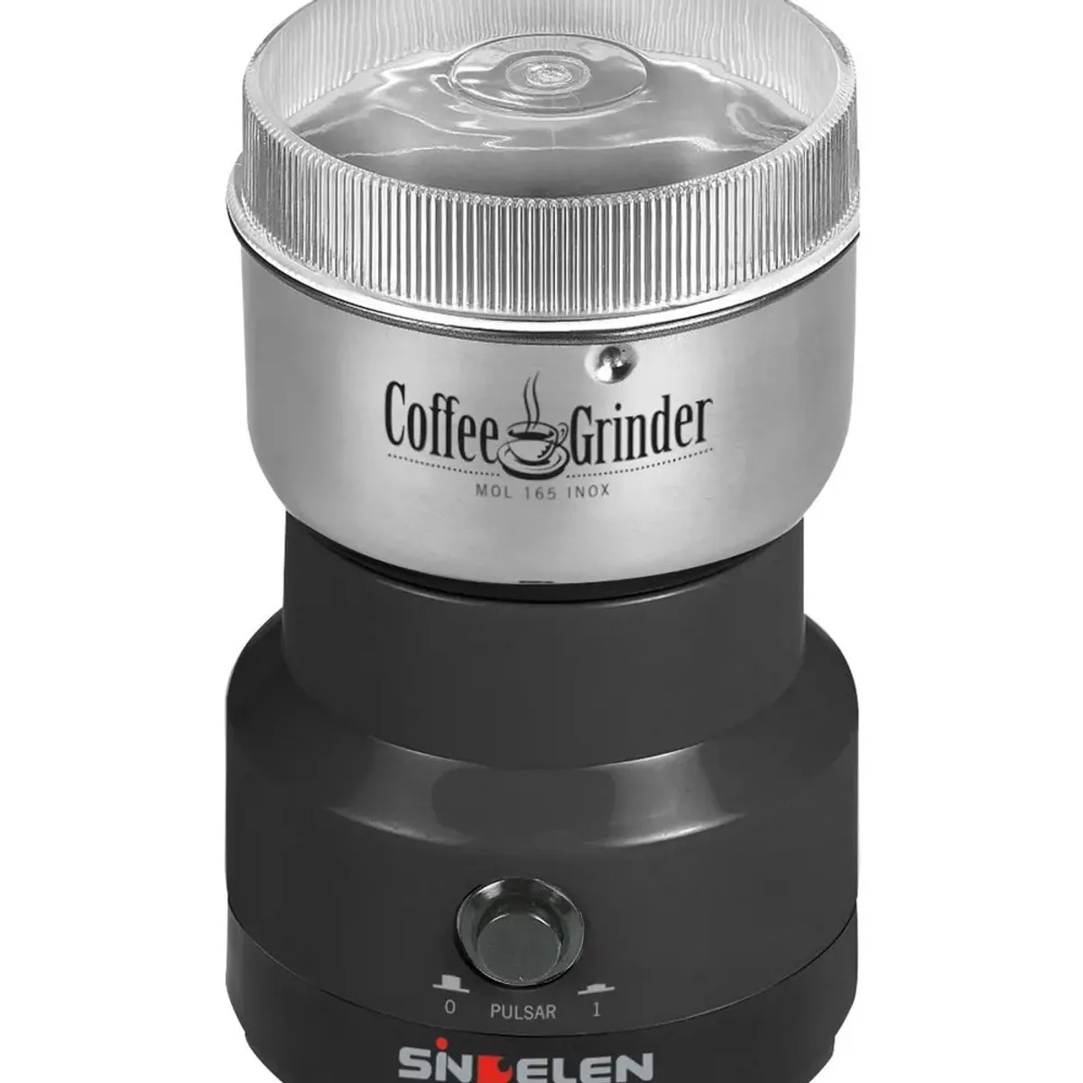 GENERICO - Molinillo Electrico De Café Sindelen 12 Tazas Color Negro