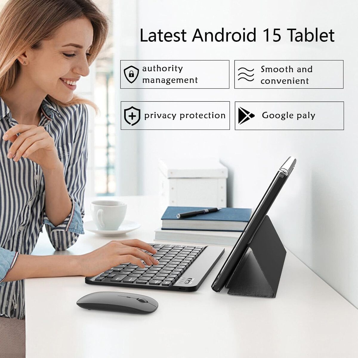 GENERICO - Tablet CUPEISI YQ10S Pro 10 Android 15 8GB 32GB 2en1