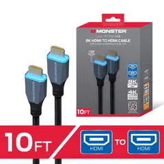 MONSTER - Cable HDMI Lightspeed48 10ft 8K HDMI 2.1