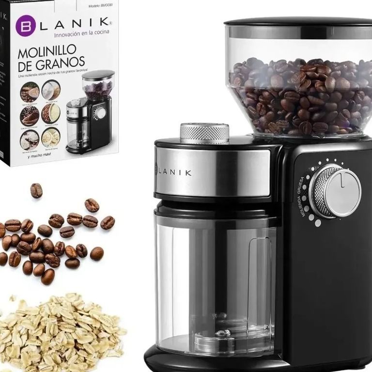 Molinillo Eléctrico para Café y Granos con 18 Niveles de Molienda