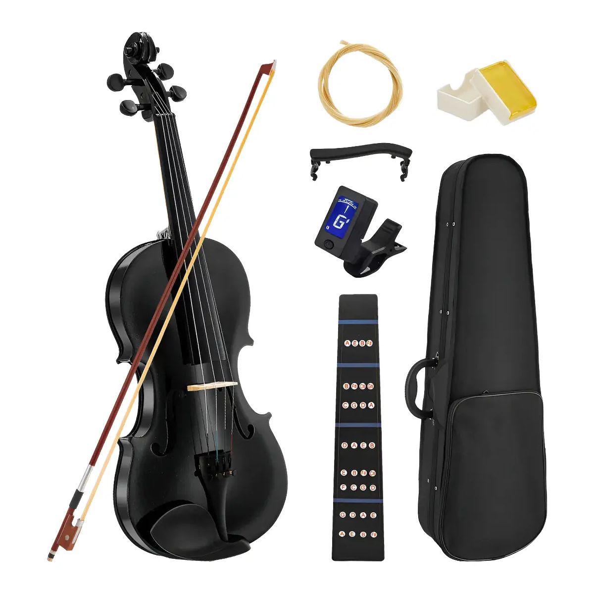 ATURE - Violin Acustico Profesional 44 Con Estuche Arco Accesorios