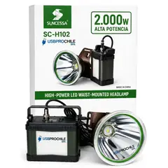 GENERICO - Foco LED de Caza 2000W Largo Alcance SC-H102 Suncessa
