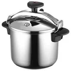 MAGEFESA - Olla a Presión Rápida Star Recta 10 Litros Acero Inoxidable