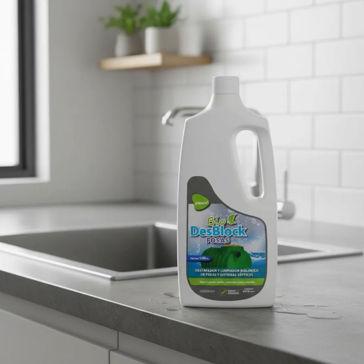 PASSOL - Bio Desblock Limpia Fosas 950ml Passol