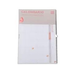 HOMEWELL - Calendario Mensual Color Espiral