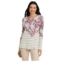 LORENZO DI PONTTI - Polera Estampada Mujer Beige