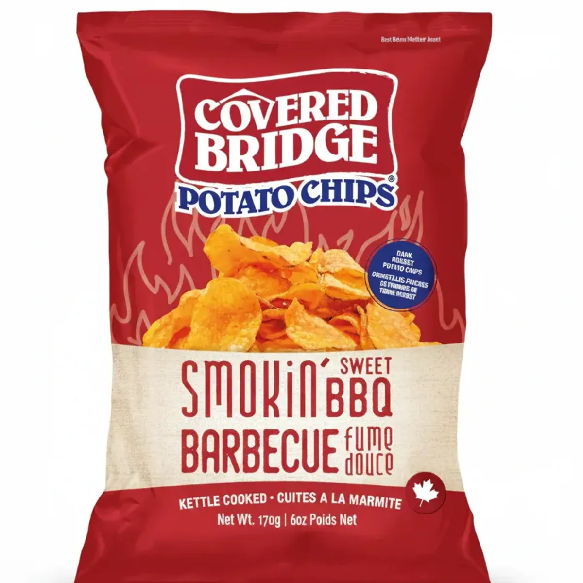 COVERED BRIDGE - Papas Fritas BBQ Covered Bridge 170 g