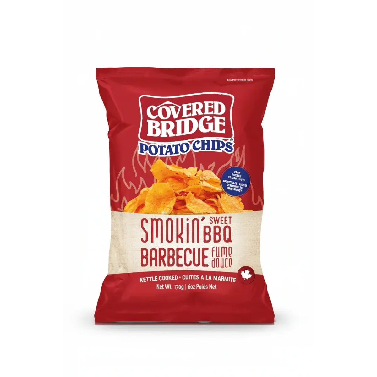 COVERED BRIDGE - Papas Fritas BBQ Covered Bridge 170 g