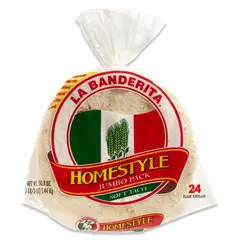 LA BANDERITA - Tortillas Caseras Pack Jumbo 1.44 kg
