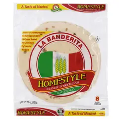 LA BANDERITA - Tortillas 8 Caseras 454 g