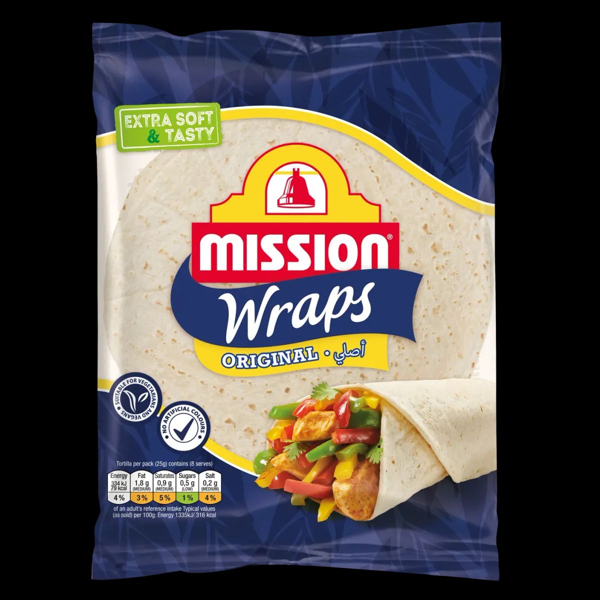 MISSION - Tortilla Wrap Original Mission 8 un