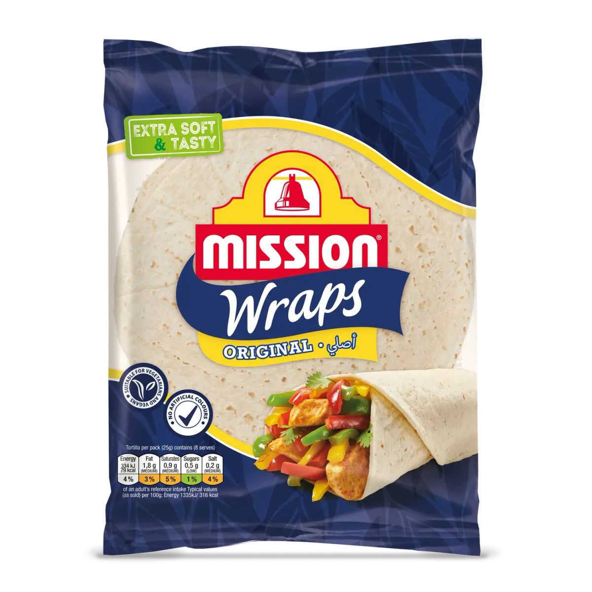 MISSION - Tortilla Wrap Original Mission 8 un