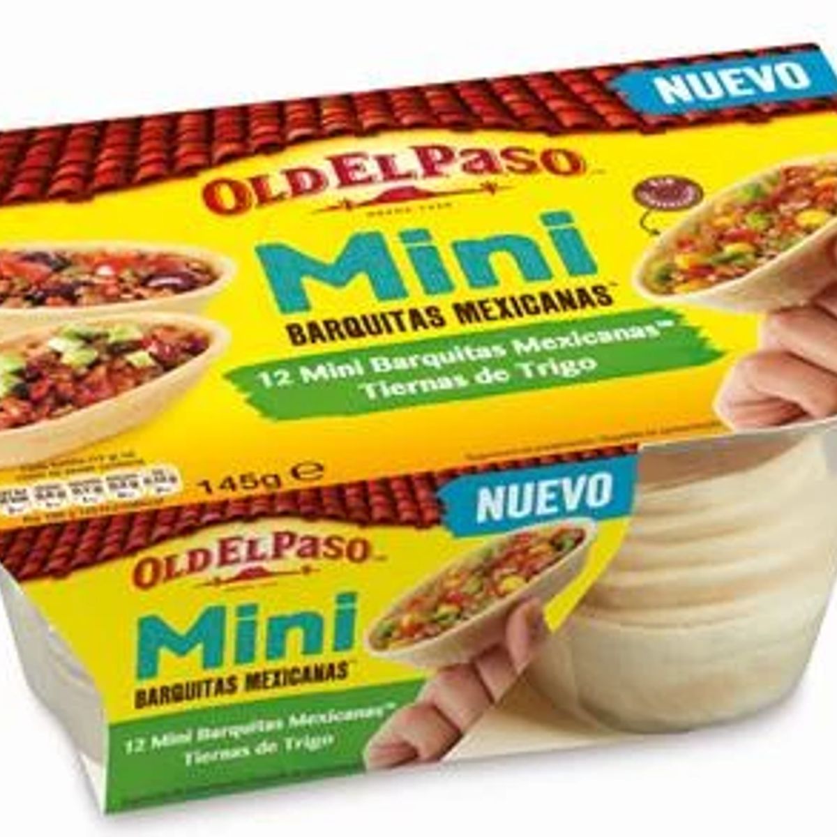 GENERICO - Mini Barquitas Old El Paso 145 g