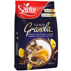 GENERICO - Granola Gold con Chocolate y Naranja Sante 300 g