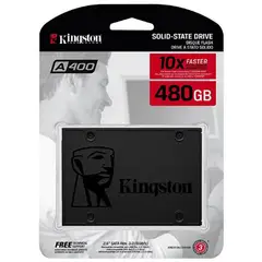KINGSTON - SSD 480GB A400 SATA3 2.5 (7MM HEIGHT) PN: SA400S37/480G KB2S23