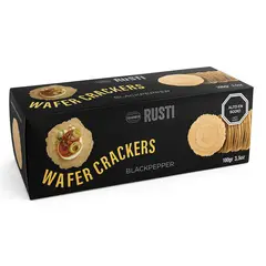 RUSTI - Wafer Crackers Blackpepper 100 g