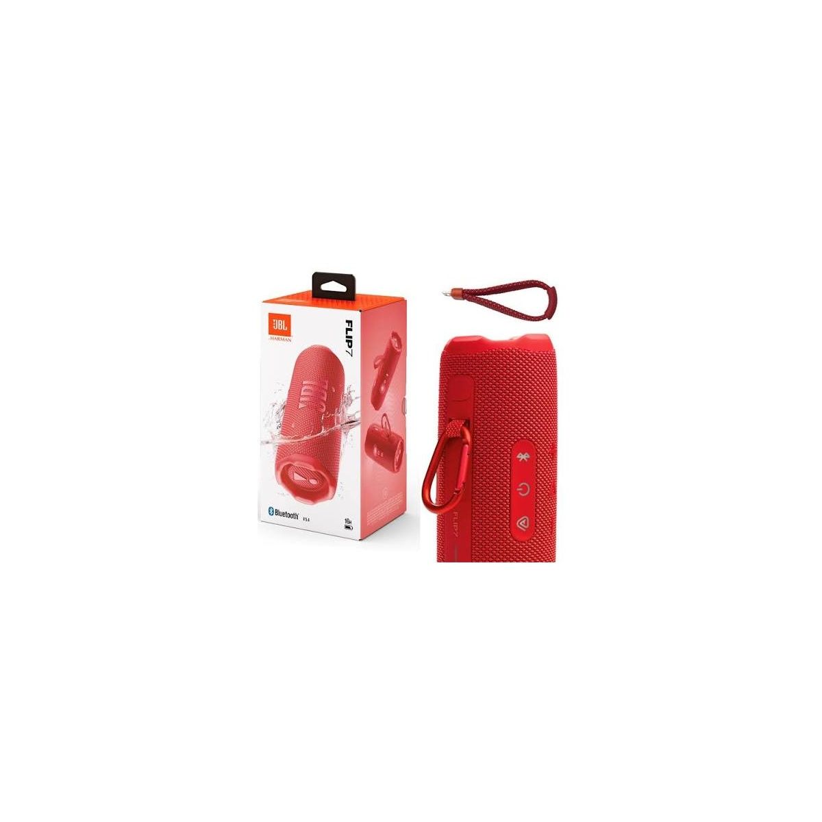JBL - Parlante Bluetooth JBL Flip 7 Rojo Portátil IP68 35W Auracast USB-C