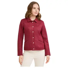 LORENZO DI PONTTI - Casaca Suede Mujer Rojo
