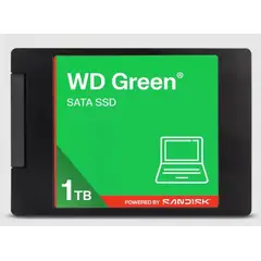 WESTERN DIGITAL - SSD 1TB SanDisk WD Green 1TB 2.5, SATA III 6Gbps, Lectura 545MBs - WDS100T5G0A