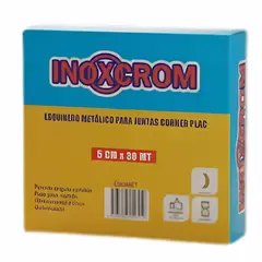INOXCROM - Esquinero Metalico Juntas Corner Plac 5cm X 30mt