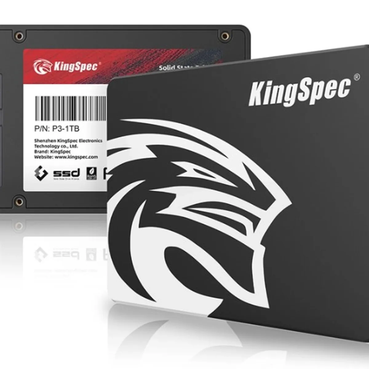 KINGSPEC - SSD 1TB Kingspec P3 de 1TB 2.5“, SATA, 3D NAND, hasta 580 MB/s - P3-1TB
