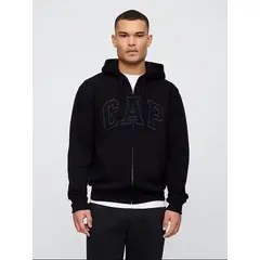 GAP - Poleron Hombre Clasico Con Cierre Negro