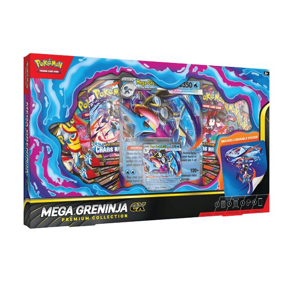 Pokémon Evolucion Ex Greninja Mega Premium Collection (Inglés)