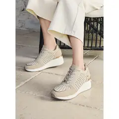 BRUNO ROSSI - Zapatilla Casual Mujer Bruno Negro Rossi