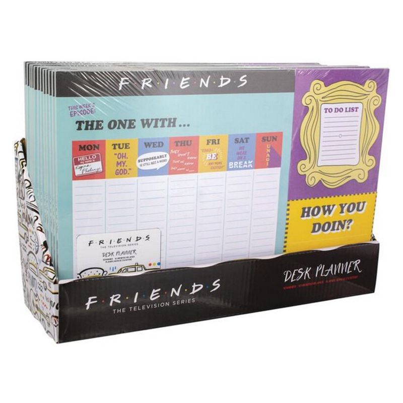 PALADONE - Friends  Weekly Desk Planner Cdu