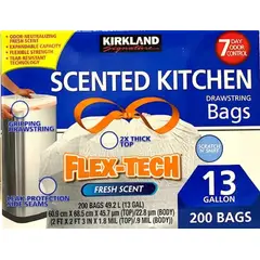 KIRKLAND - Bolsas Basura Cocina Aromatizadas 61 x 69 cm 200 un