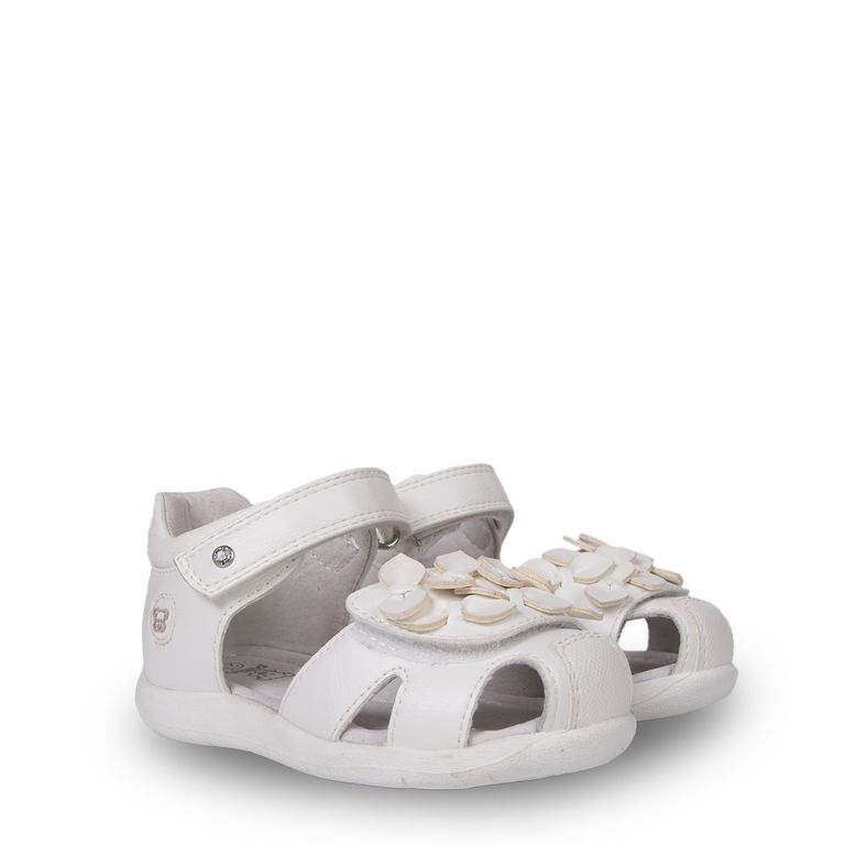Sandalia Niña Ajuste Velcro Plantilla Cuero