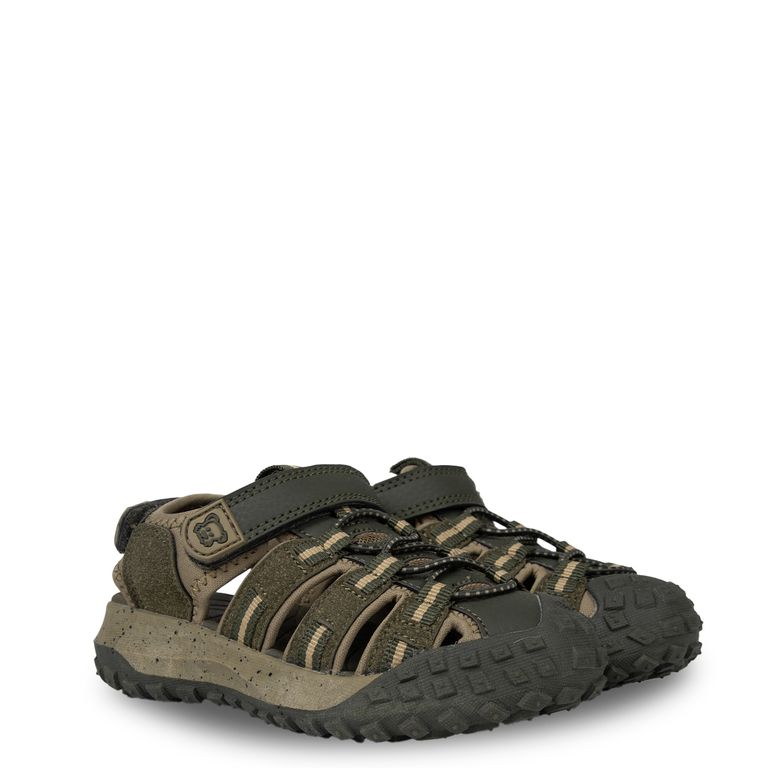 Sandalia Outdoor Niño Cerrada con Velcro Verde
