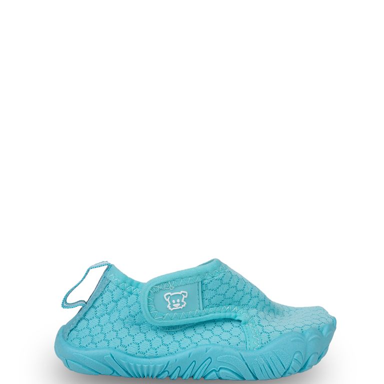 Zapatilla de Agua Bebé Niña con Velcro Turquesa
