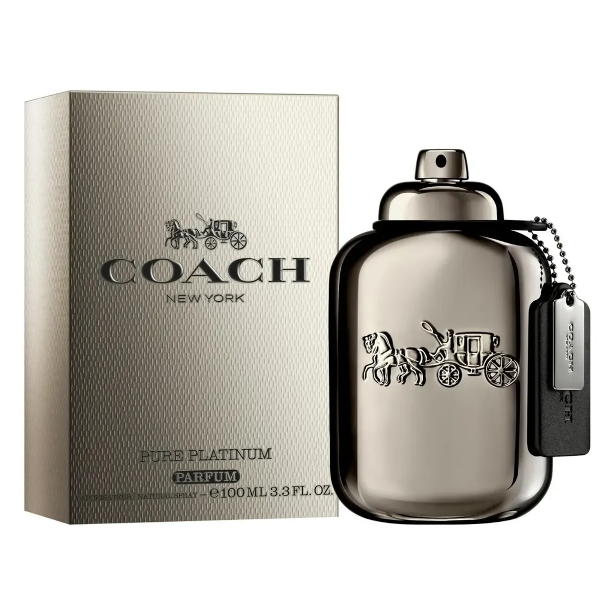 COACH - Perfume Coach New York Pure Platinum Parfum 100 ml Hombre