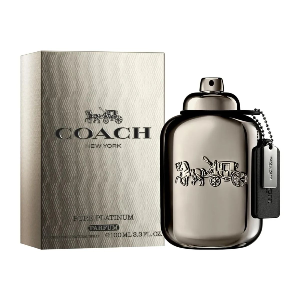 COACH - Perfume Coach New York Pure Platinum Parfum 100 ml Hombre