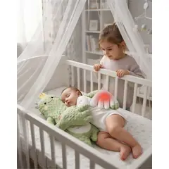 MYLHOGAR - Peluche Dinosaurio De Apego Para Bebes Con Vibración
