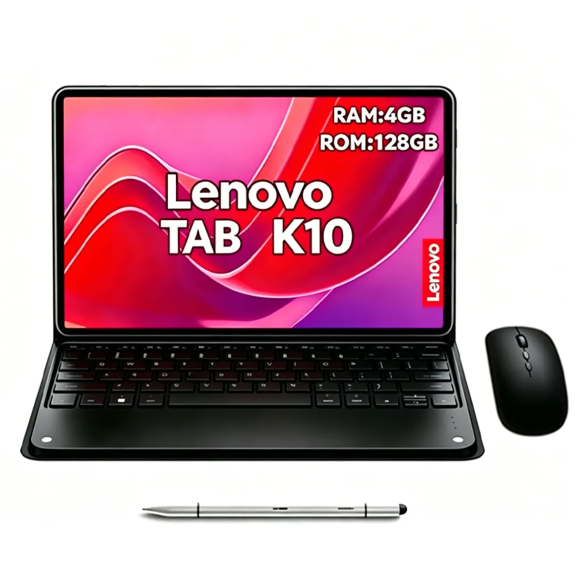 LENOVO - Tablet Lenovo K10 Pro 4GB+128GB WiFi 10.6 pulgadas y  Lápiz óptico + Mouse&Teclado Negro
