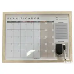 HOMEWELL - Pizarra Planner Neutro Mensual
