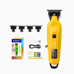 KEMEI - Máquina Trimmer KM-1693 Inalámbrica 7000 RPM