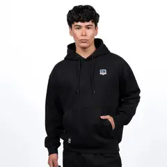 COLO COLO - Poleron Hombre Hoodie Urbano Escudo Bordado