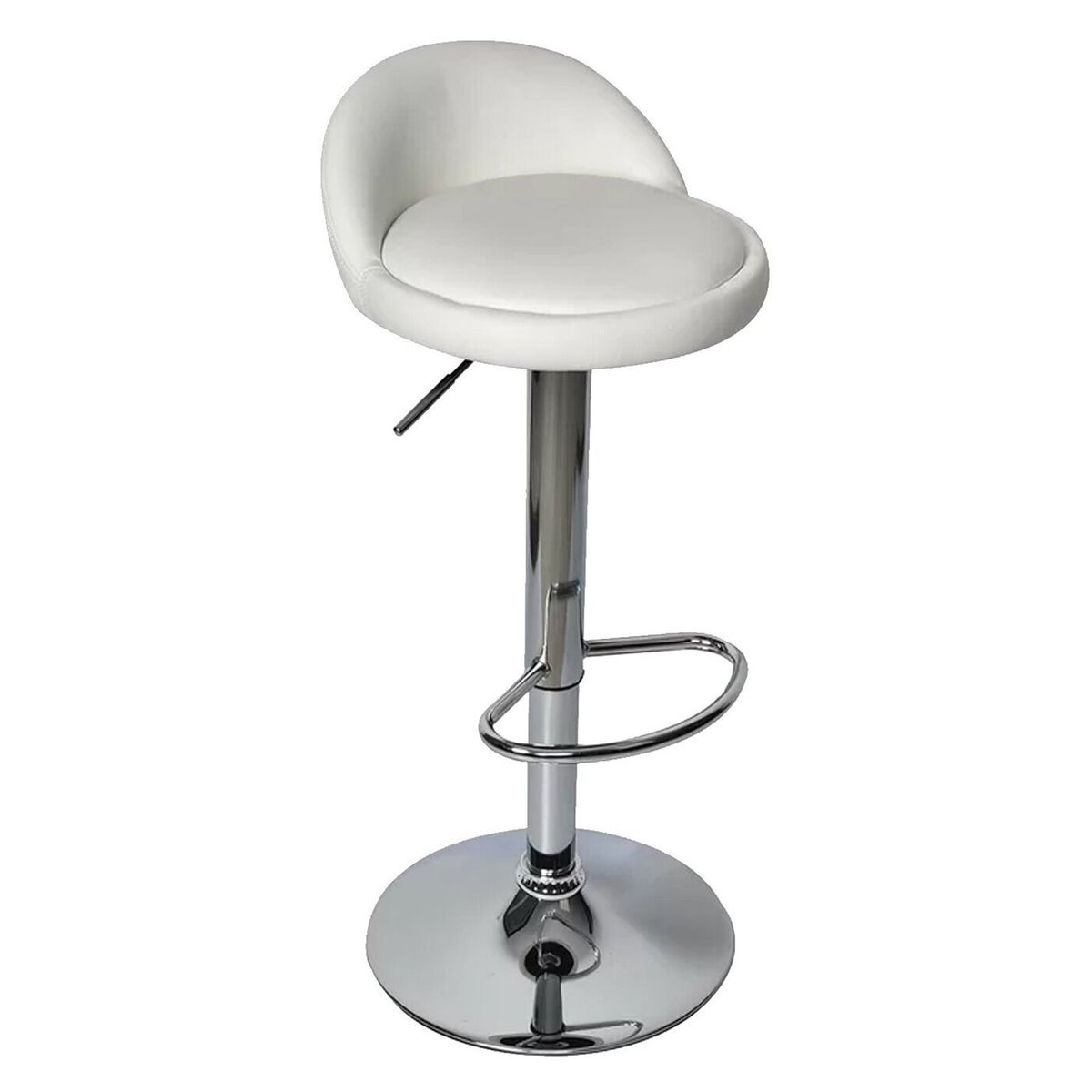 GLOBAL - Silla Piso Bar (Color Blanco)