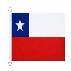 GENERICO - Bandera Chilena 90 X 135 Cm Bandera De Chile Fechas Patrias