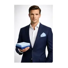 EKOL TACTICA MILITAR - Pañuelos Premium 100% Algodón Para Hombre 12 Und 40x40