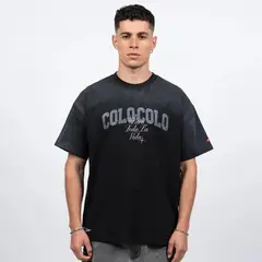 COLO COLO - Polera Hombre Oversize "Para Toda la Vida" Negro