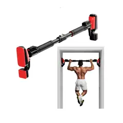 GENERICO - Barra Tracción Soporte 500kg Horizontal Pared Dominadas