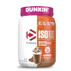 DYMATIZE - Proteina ISO 100 1.4 lb Dunkin Mocha Latte