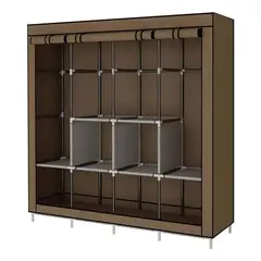 GENERICO - Closet ropero armable grande con organizador y zapatera integrada
