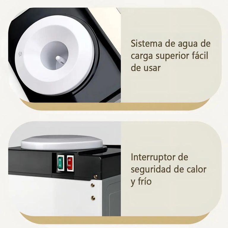 GENERICO Dispensador de agua con pedestal y botones para agua fría